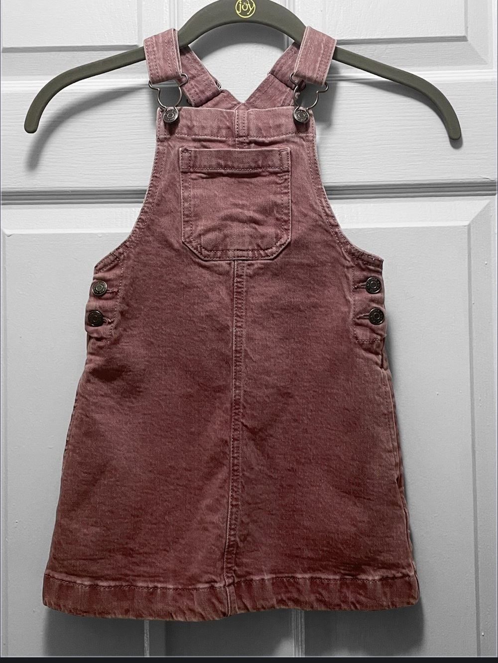 Cat & Jack Pink Denim Overall Jumper